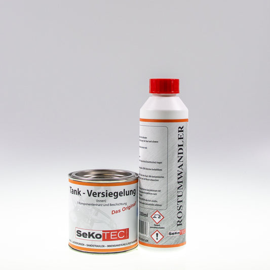 Set: Rostumwandler & Tankversiegelung (Tanks bis 20 l)