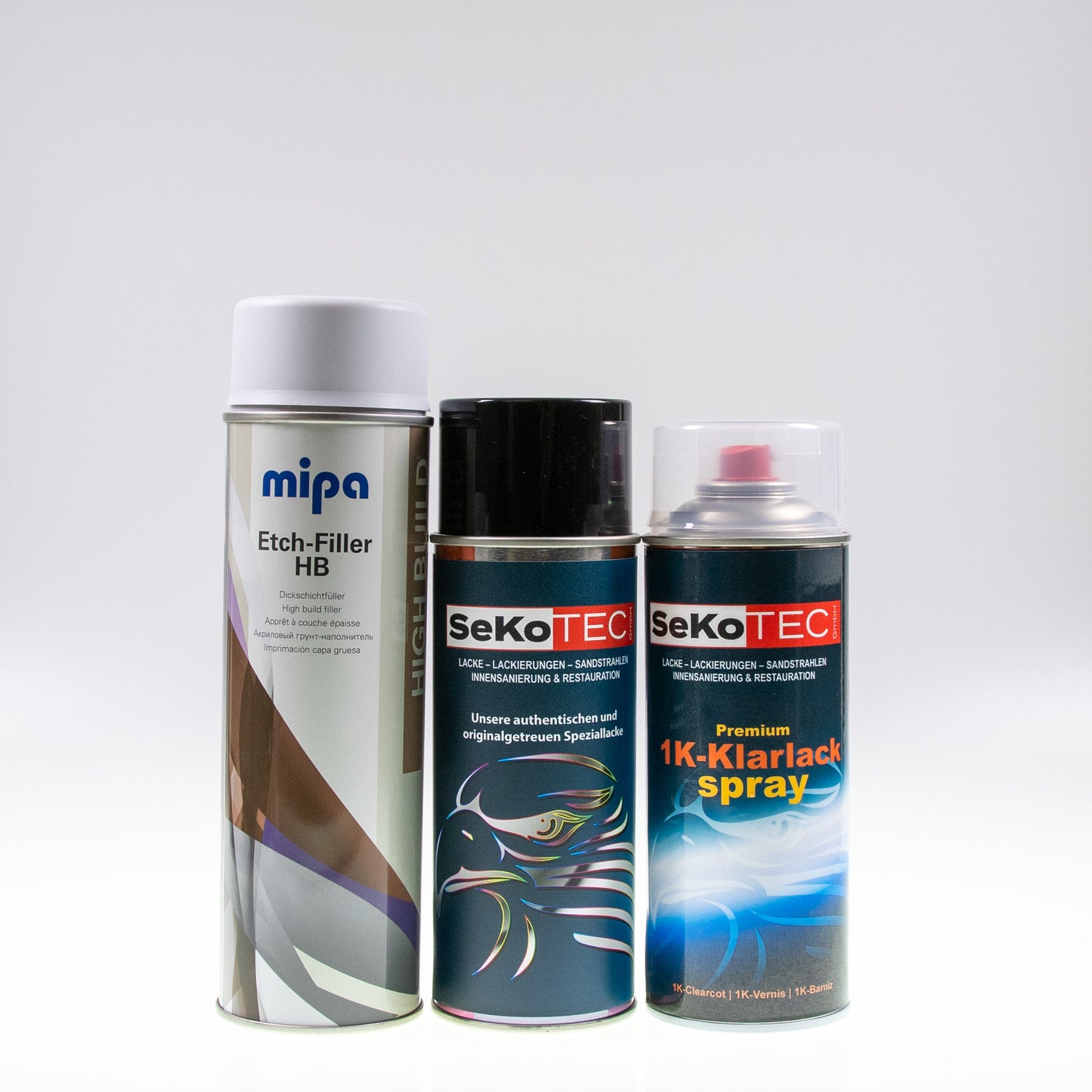 NSU Quickly-Farben Spraydose mit Füller und 1K-Klarlack