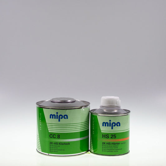Mipa 2K Klarlack 500 ml mit Härter HS 25 250 ml