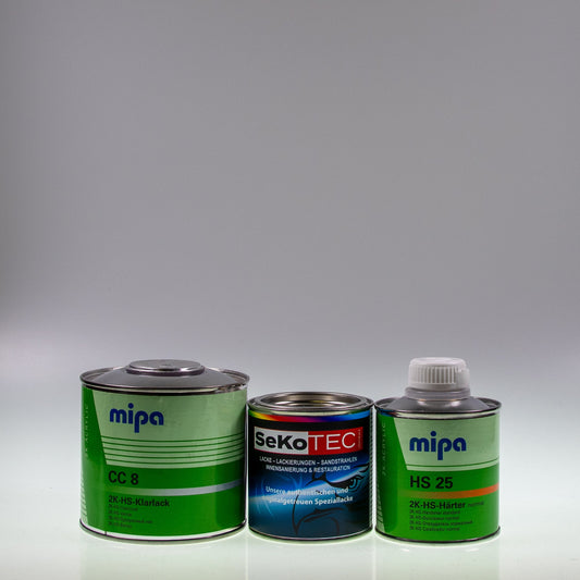 Hercules-Farben Lackdose (250 ml) mit Klarlack und Härter