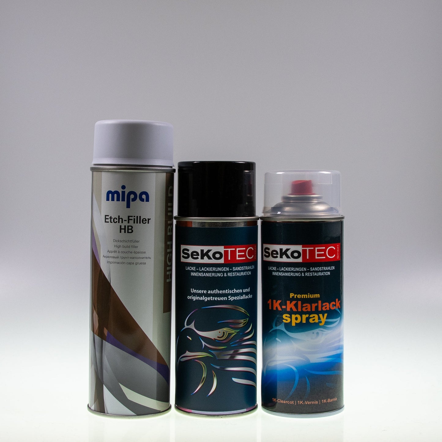 NSU Quickly-Farben Spraydose mit Füller und Klarlack