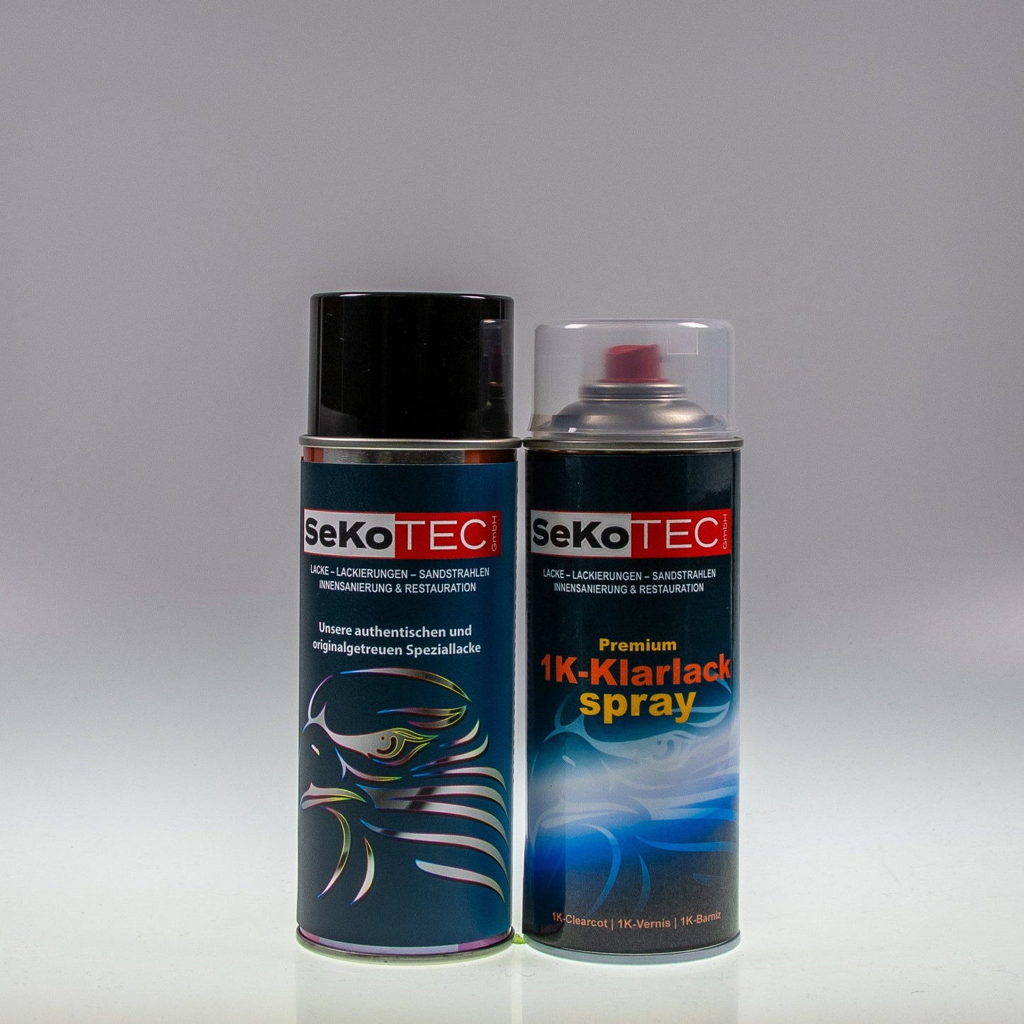 Simson-Farben Spraydose mit Klarlack