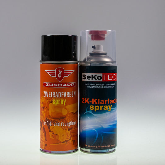 Zündapp-Farben Spraydose mit Klarlack