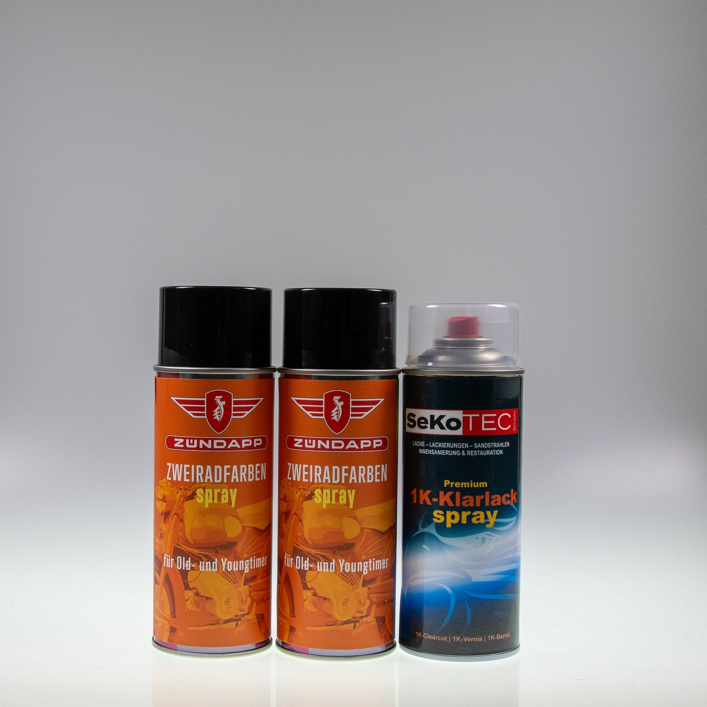 Zündapp-Farben Goldorange-Lasur mit Klarlack