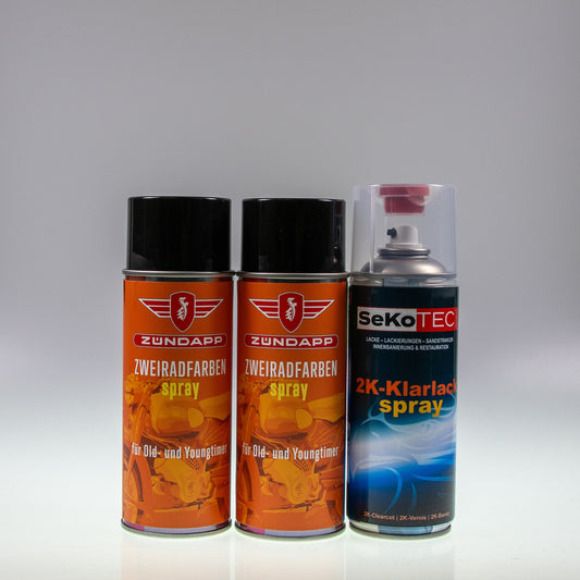 Zündapp-Farben Metallic-Rot mit Klarlack