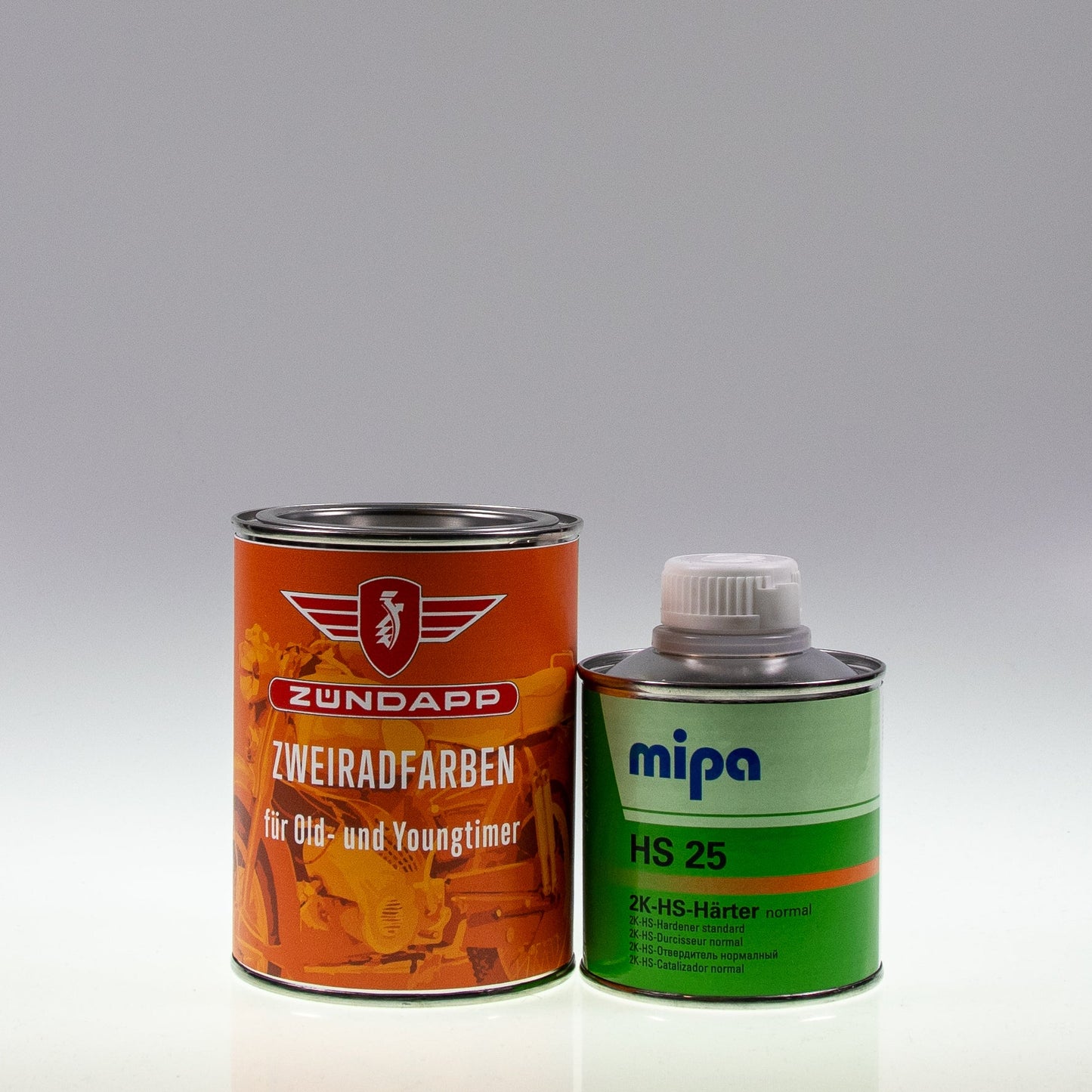 Zündapp-Farben Lackdose (500 ml) mit Härter